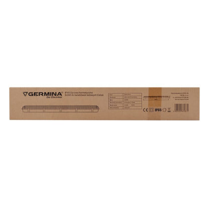 Hermetisk armatur GERMINA 2x9W til LED-rør, 1 stk.