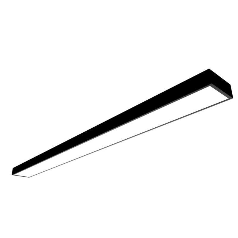 GoodHome Shipton LED-bjælke 120 cm mat-sort