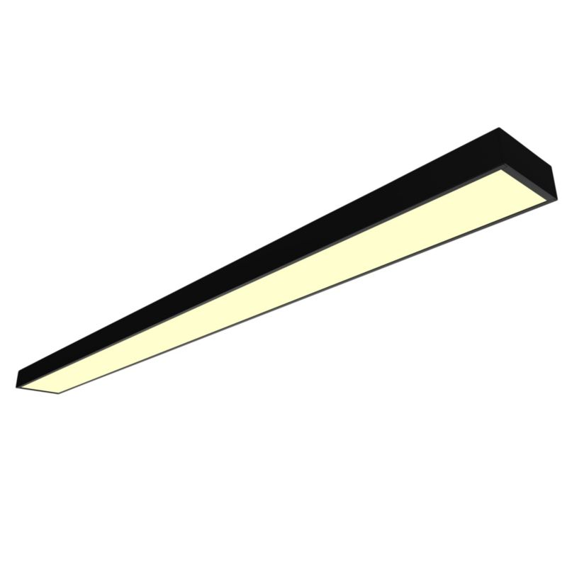 LED-bjælke Shipton 120 cm Sort