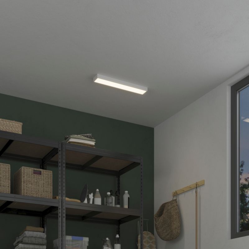 GoodHome Shipton LED-belysningsarmatur 60 cm hvid