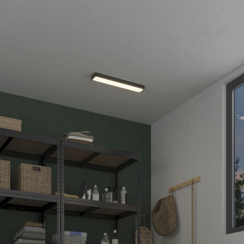 GoodHome Shipton LED-belysningsarmatur 60 cm mat-sort