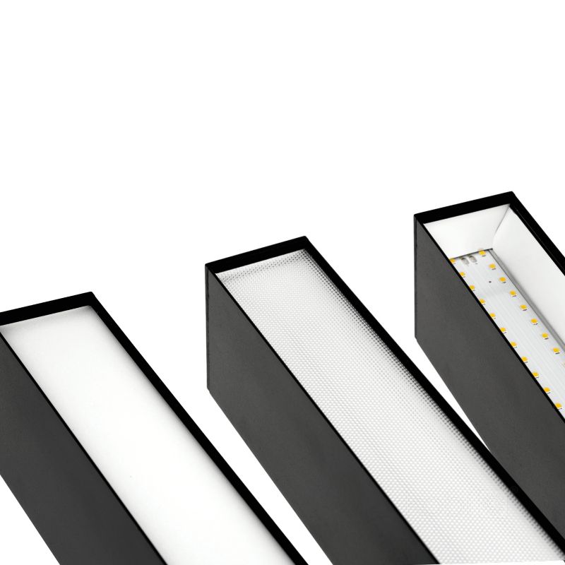 LED-linjelampe Koline K1 Kobi 20W 4000K mat-sort 1 stk.