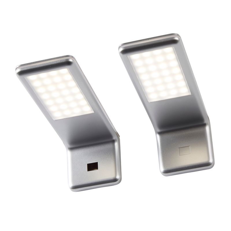 LED-overlysarmatur Colours Golva 1 x 12 W med bevægelsessensor i sølv