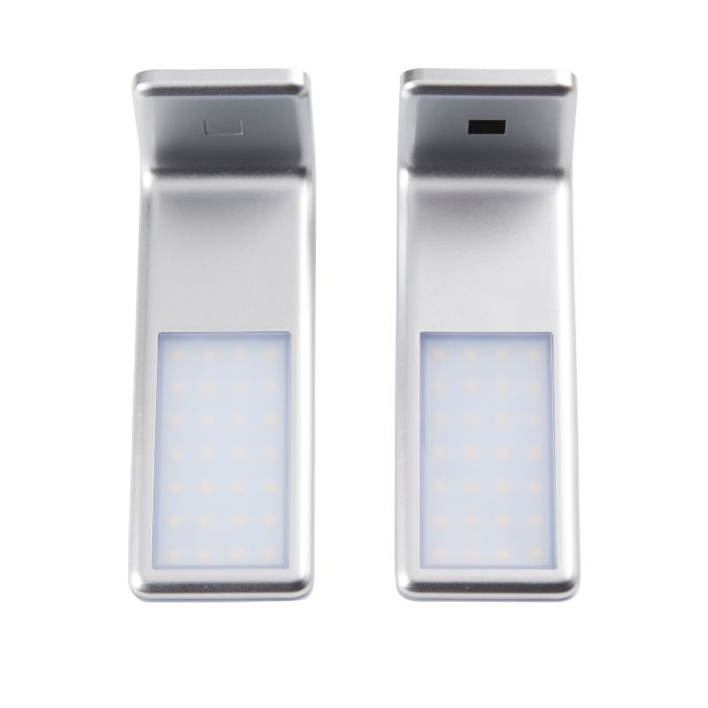 LED-overlysarmatur Colours Golva 1 x 12 W med bevægelsessensor i sølv