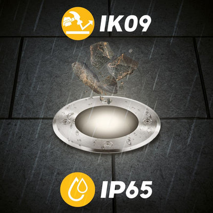 Indbygningsspots Lumiled CATIO2 GU10 IP65 IK09 Rund 1 stk.