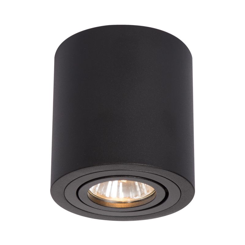Overflademonteret lampe Light Prestige Tulon sort 1 x GU10 1 stk.