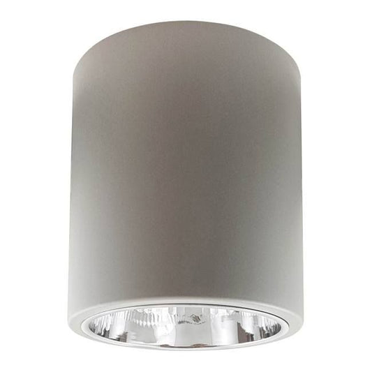 Polux Merkury rund overflademonteret lampe 13 cm grå