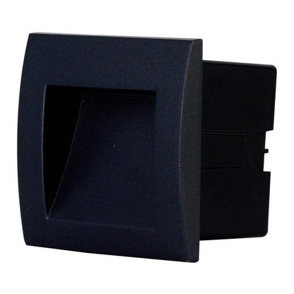 LED Havevægarmatur Sham 90x90 mm Sort