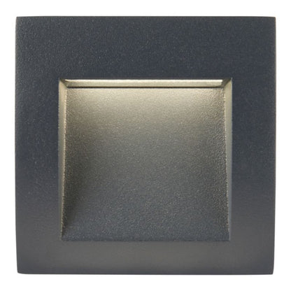LED Havevægarmatur Sham 90x90 mm Sort