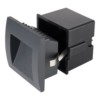 LED Havevægarmatur Sham 90x90 mm Sort