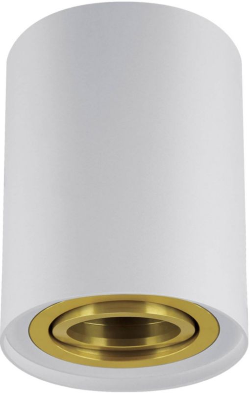 Struhm Hary GU10 hvid/guld overflademonteret spotlight