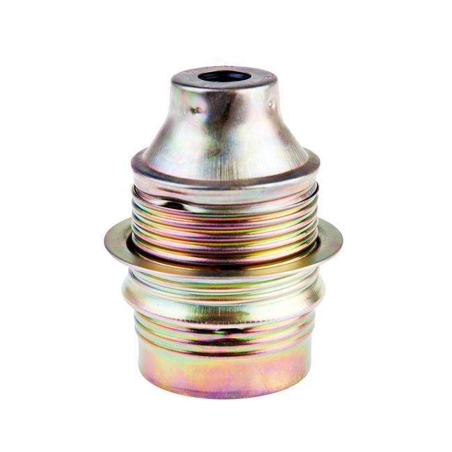 Metal Fatning E27 ON-20 55x65x55 mm Guld