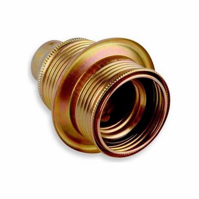 Metal Fatning E27 ON-20 55x65x55 mm Guld