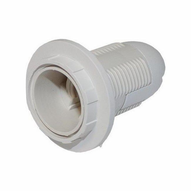 Skruefatning E14 Hvid 120x80x30 mm
