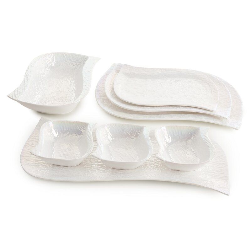 Opsats Keramisk 27x28x30 cm Perlemor