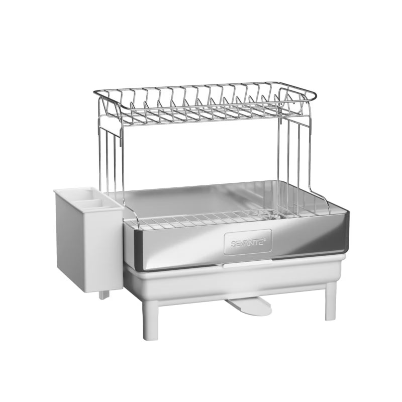Opvaskestativ 2 Niveauer 48,5x32 cm Hvid OK08