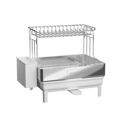 Opvaskestativ 2 Niveauer 48,5x32 cm Hvid OK08