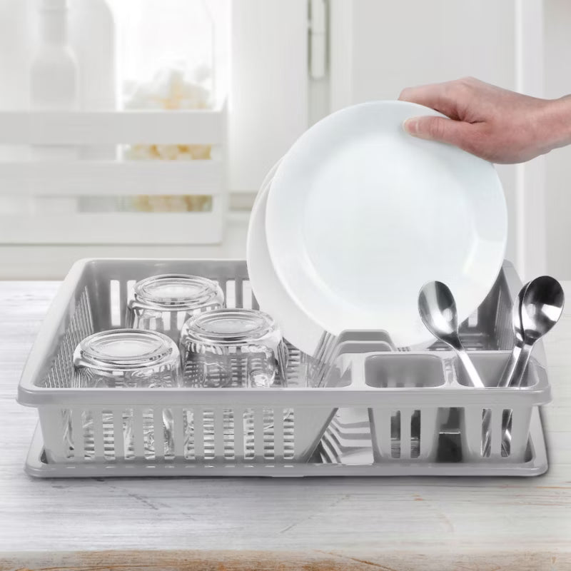 Opvaskestativ 38 cm med Bakke