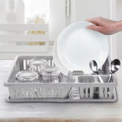 Opvaskestativ 38 cm med Bakke