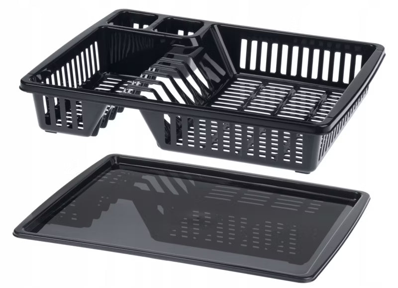 Opvaskestativ 38x30 cm med Drypbakke Plast