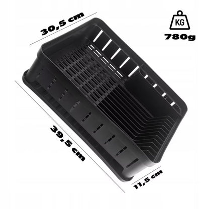 Opvaskestativ 40,5x31 cm Sort