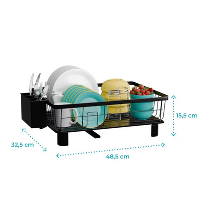 Opvaskestativ OK02 48,5x32,5 cm Sort