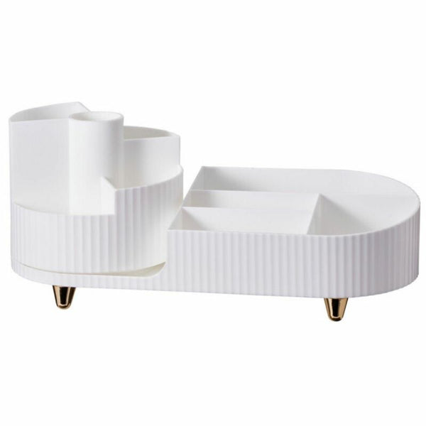 Kosmetikorganizer Roterende 15x14,4 cm Hvid | 5907600458277