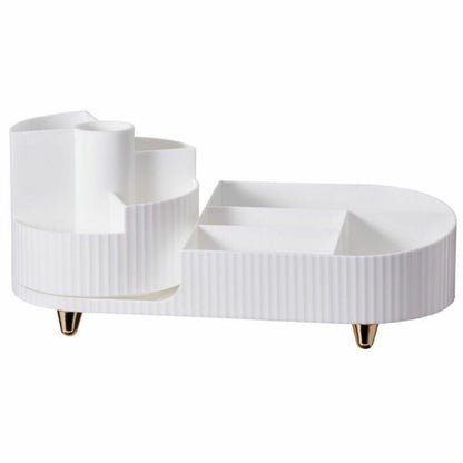 Kosmetikorganizer Roterende 15x14,4 cm Hvid | 5907600458277