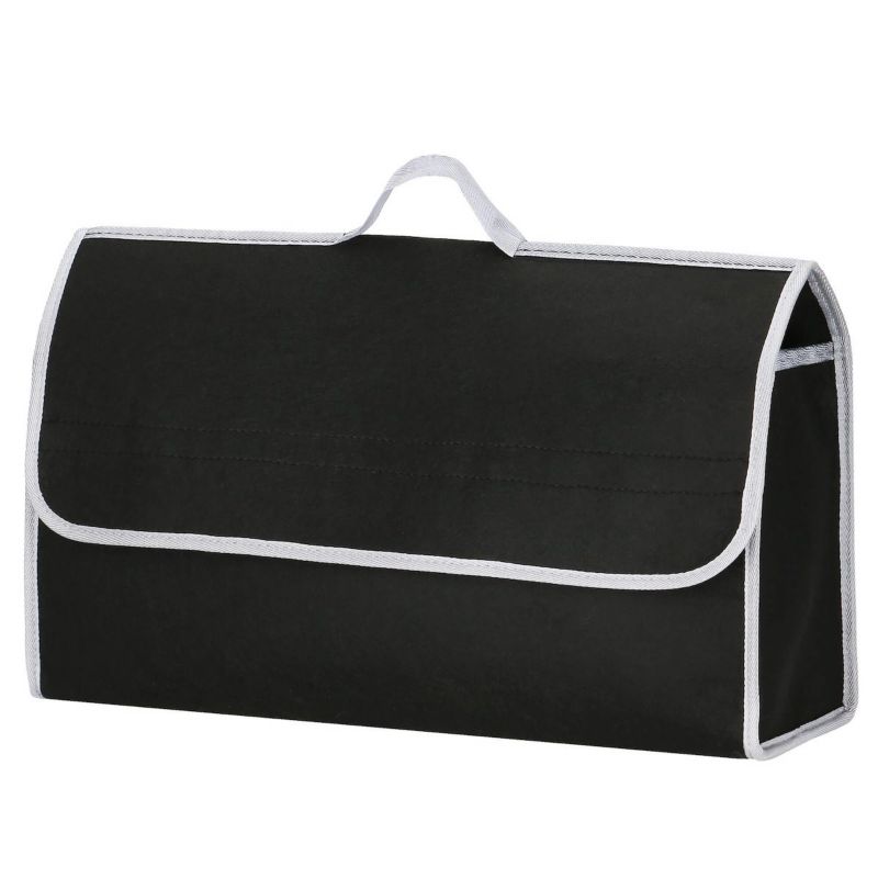 Springos filcbagageorganizer til bil, sort-grå, 1 stk.