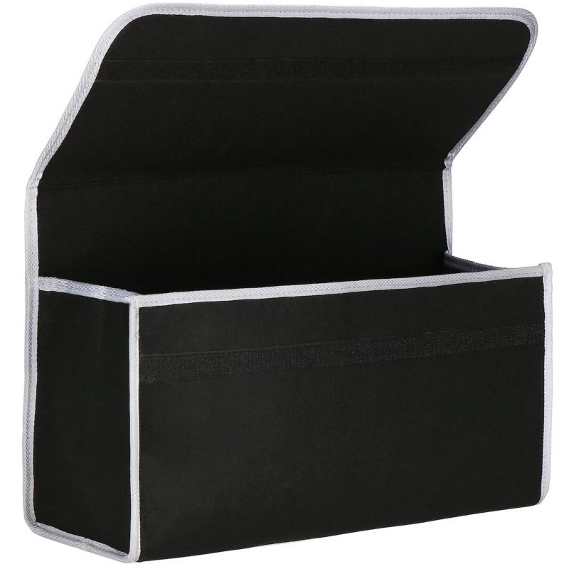 Springos filcbagageorganizer til bil, sort-grå, 1 stk.