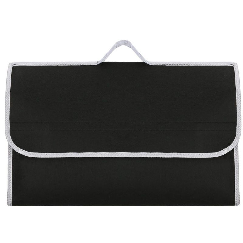 Springos filcbagageorganizer til bil, sort-grå, 1 stk.