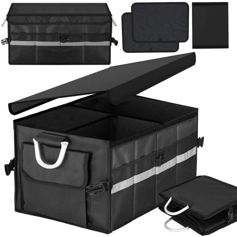 Springos bilorganizer til bagagerum, sort, 1 stk.
