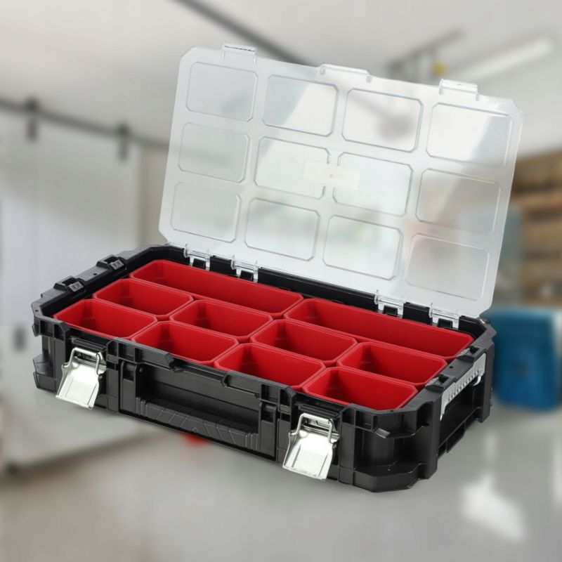 Keter Connect værktøjsorganizer 12,6L sort/rød 1 stk.