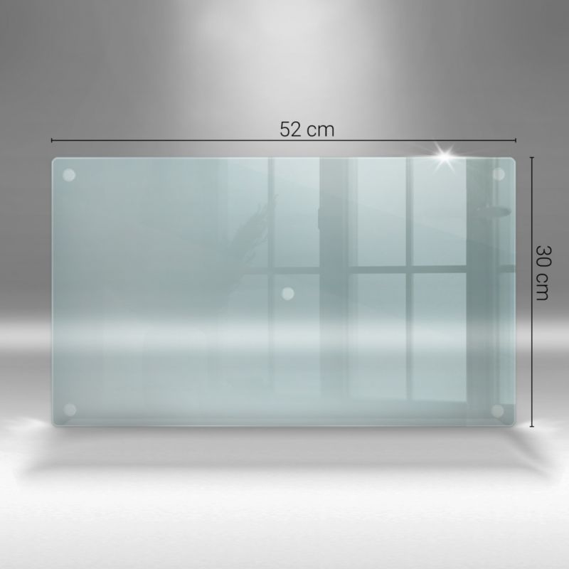 Transparent køkkenbeskyttelse i glas Tulup 52 x 30 cm, 1 stk.