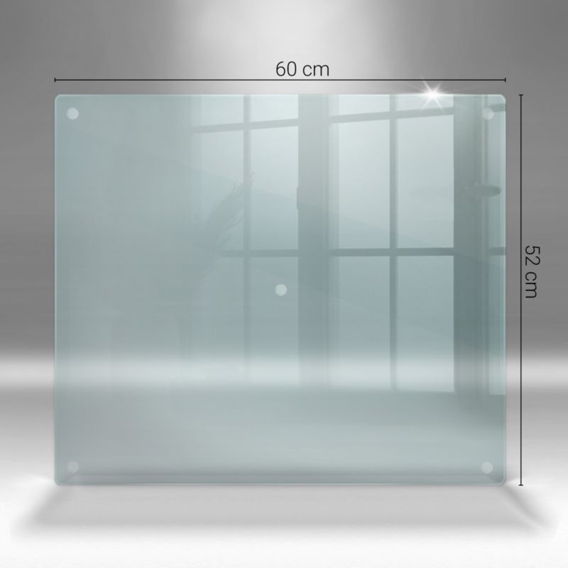 Transparent glas køkkenbeskyttelse Tulup 60 x 52 cm, 1 stk.