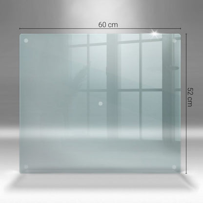 Transparent glas køkkenbeskyttelse Tulup 60 x 52 cm, 1 stk.