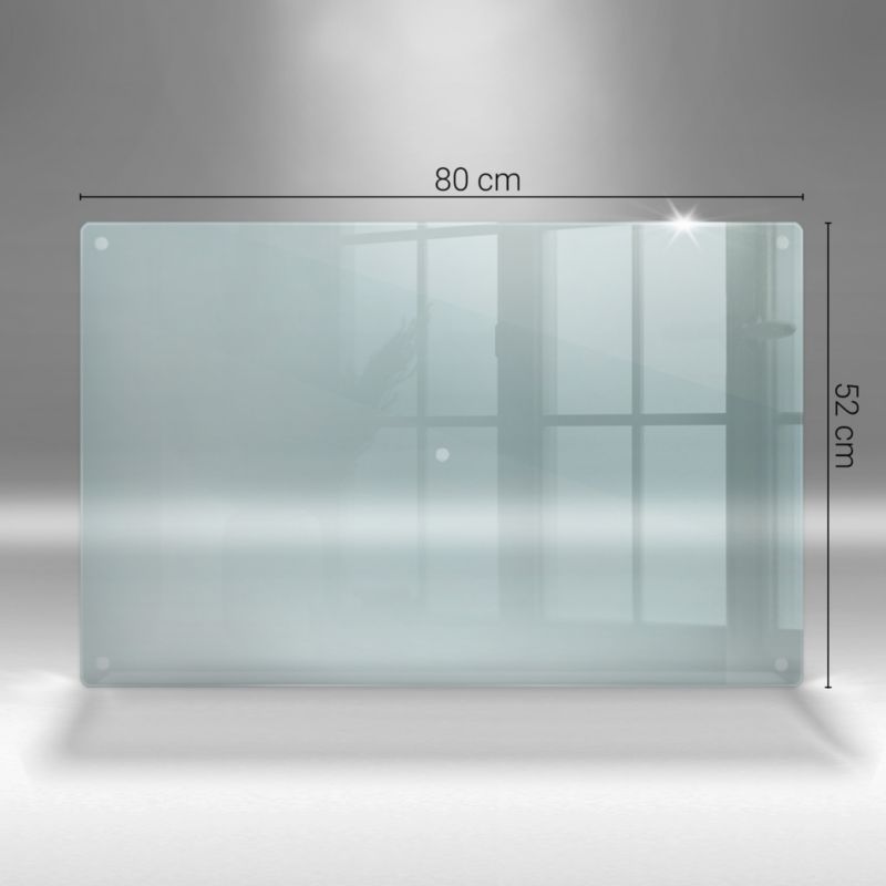 Transparent glas-køkkenbeskyttelse Tulup 80 x 52 cm, 1 stk.