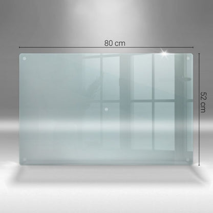 Transparent glas-køkkenbeskyttelse Tulup 80 x 52 cm, 1 stk.