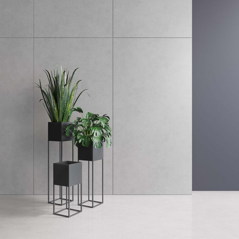 Your Loft Design Lorient M plantepotcover sort 19x19x67 cm, 1 stk.