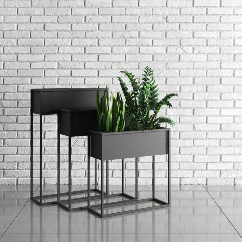 Your Loft Design Marsylia L plantekrukkecover sort 60x23x90 cm, 1 stk.