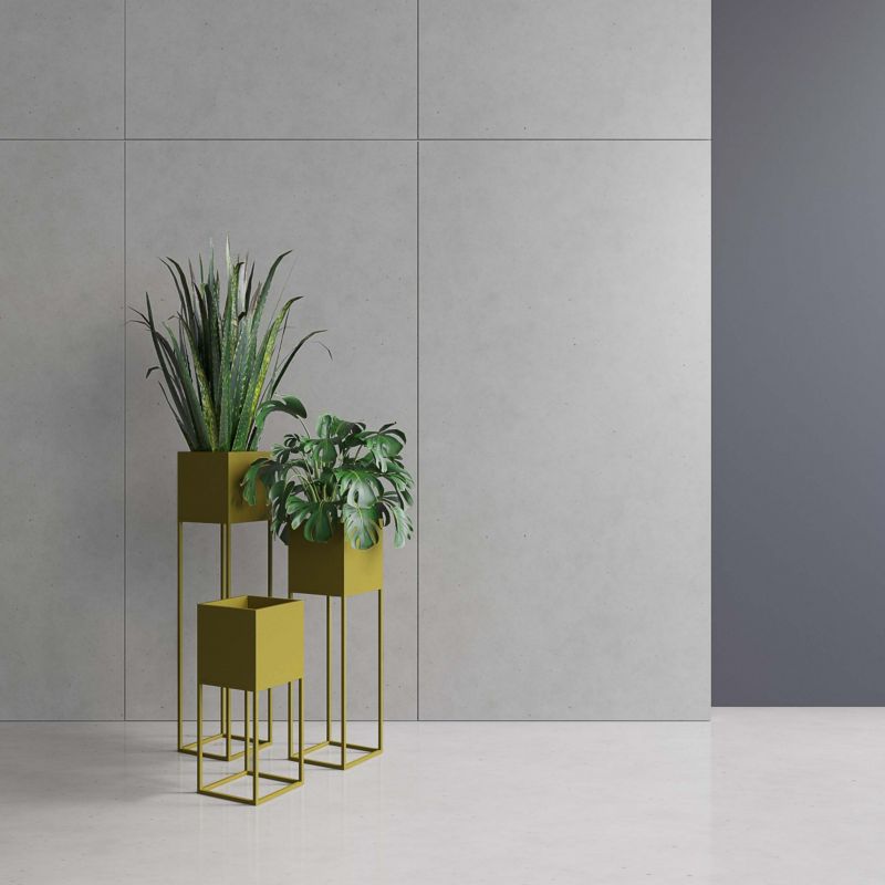 Your Loft Design Gold Lorient M plantepotteovertræk 19x19x67 cm, 1 stk.