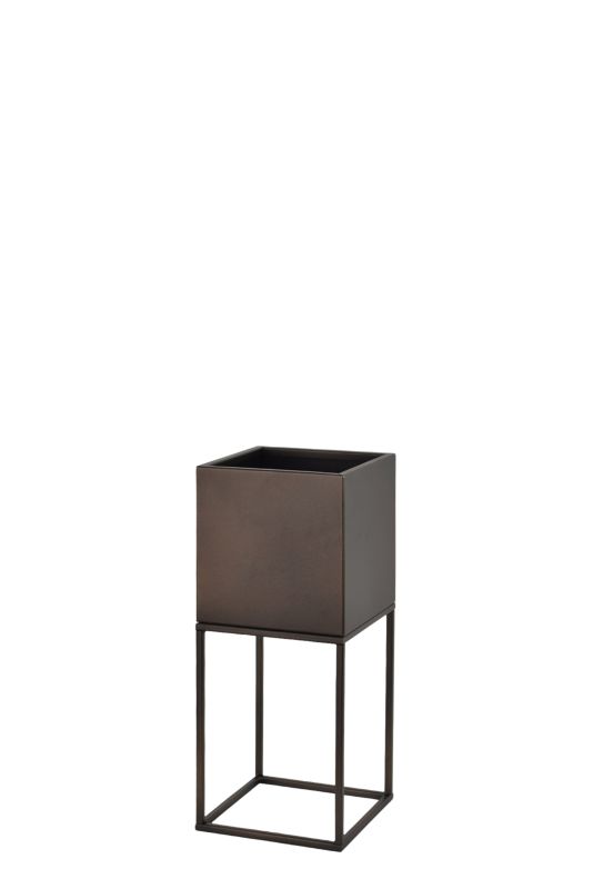 Your Loft Design patineret kobber plantepottecover Lorient S 19x19x47 cm, 1 stk.