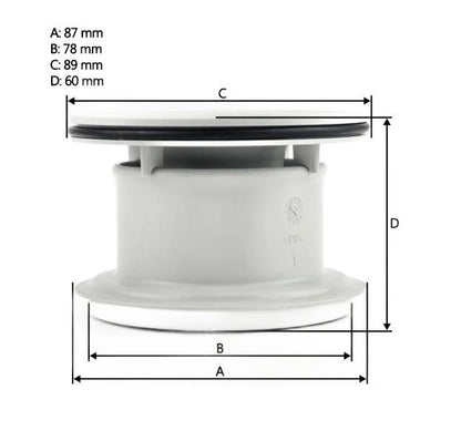 Plastikfilter til snavs til Viega ADVANTIX afløb, 1 stk.