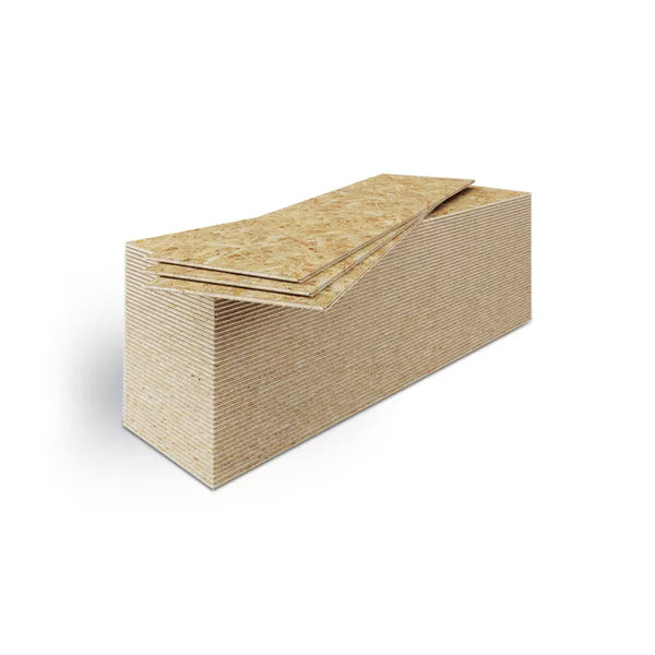OSB 3 Plade 18x62,5x250 cm med Not og Fer