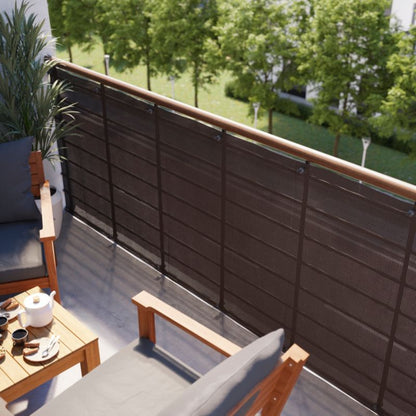Balkonskærm Klikstrom 1 x 3 m brun