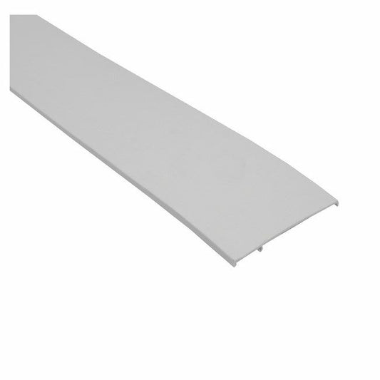 Hvid PVC-beskyttelse til loftskinne 7 cm