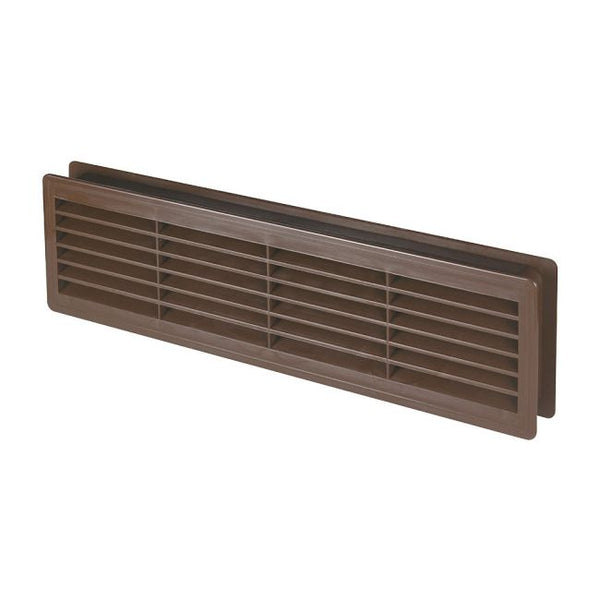 Ventilationsrist 12 x 44 cm Brun Wenge | 5905033291942