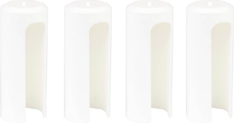 Hængseldæksel 15 mm Hvid 4 stk. | 5908211494975