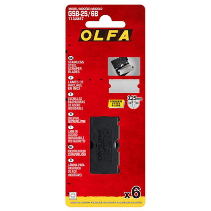 Rustfri skær til Olfa GSR-2 skraber