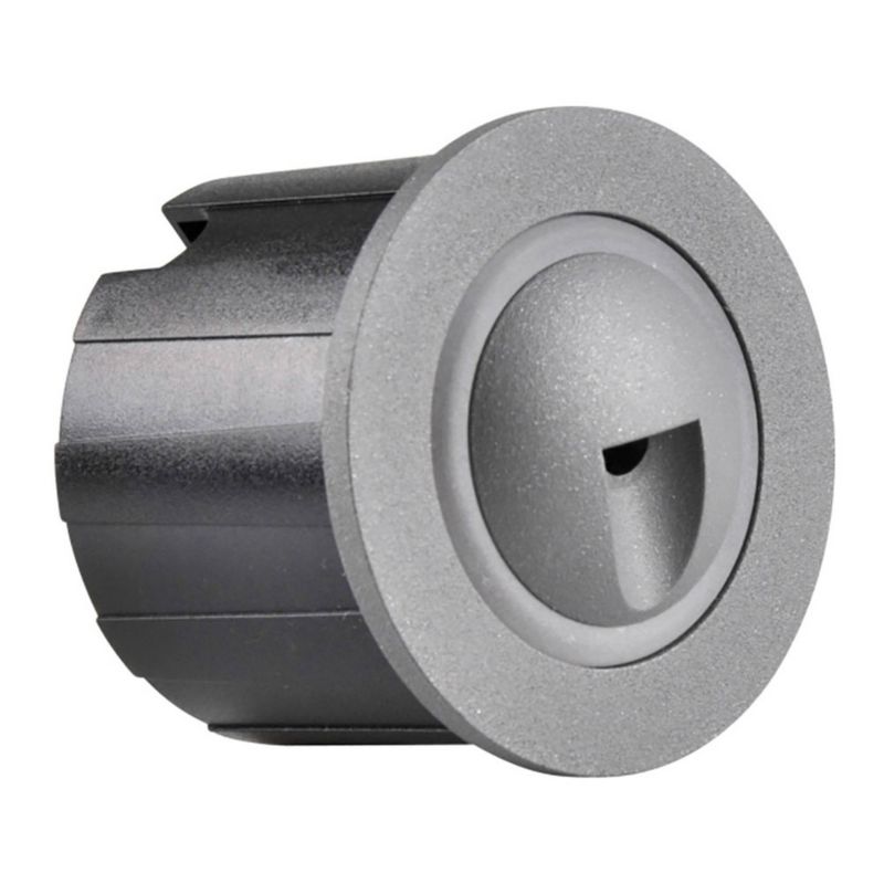 LED-trappebelysning Polux Q2 20 lm 3 W 4000 K IP44 indbygget rund grafitgrå